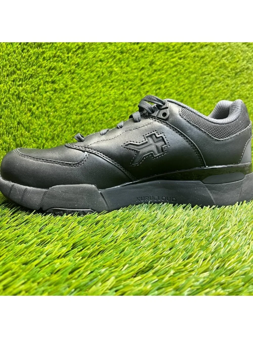 Kuru Kinetic 2.0 Womens Size 9 Black Athletic Leather Walking Shoes Sneakers